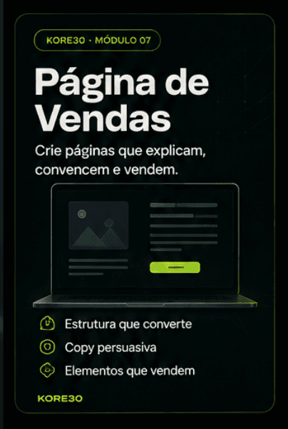 Construção real: Página de Vendas